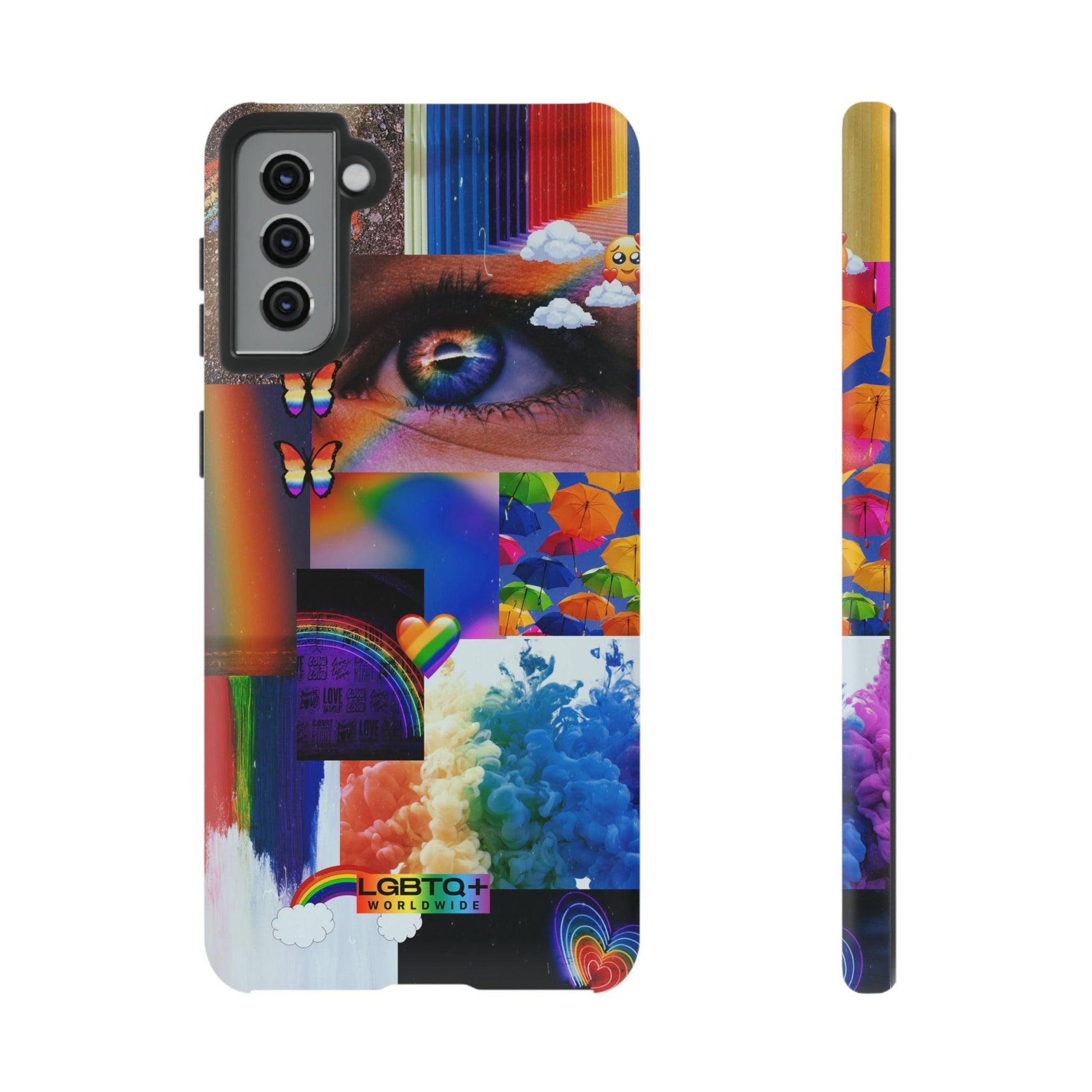 LGBTQWorldwide - ,,VISION" Doppelgehäuse Handyhülle Accessories, Glossy, iPhone Cases, Matte, Phone accessory, Phone Cases, Samsung Cases, Thermo, Valentine's Day Picks lgbtq Bekleidung Accessoires unisex Zubehör