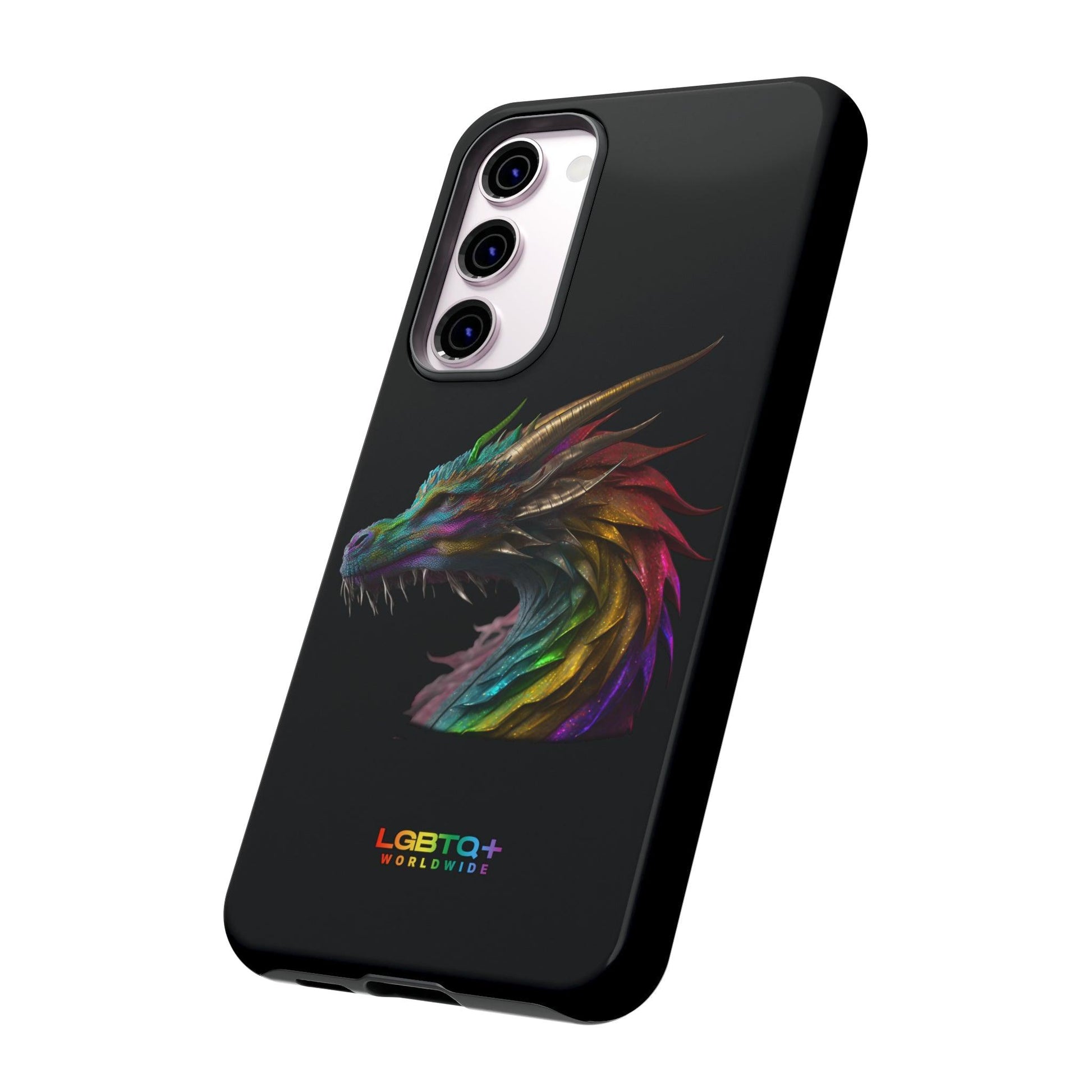 LGBTQWorldwide - ,,DRACHE" Doppelgehäuse Handyhülle Accessories, Glossy, iPhone Cases, Matte, Phone accessory, Phone Cases, Samsung Cases, tough, Valentine's Day Picks lgbtq Bekleidung Accessoires unisex Zubehör