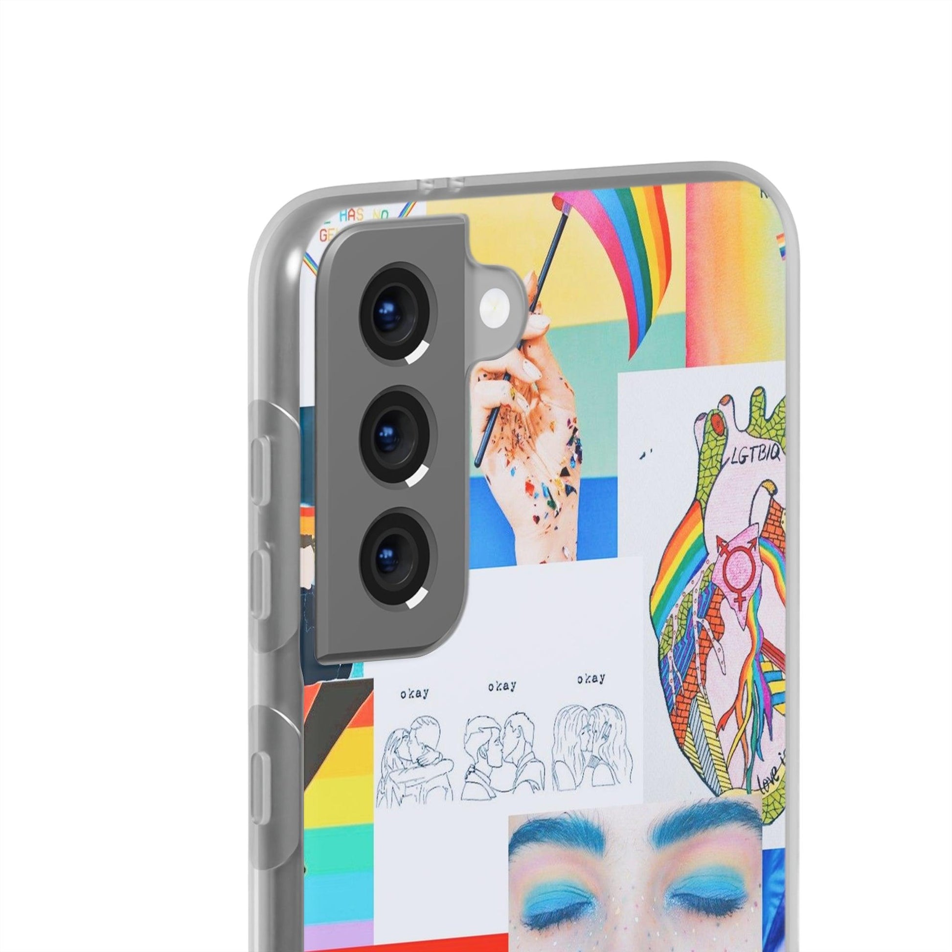 LGBTQWorldwide - ,,SEI FREI" Flexible Handyhülle Accessories, Case, iPhone, iPhone Cases, Phone accessory, Phone Cases, Samsung Cases, silikon, Valentine's Day promotion lgbtq Bekleidung Accessoires unisex Zubehör