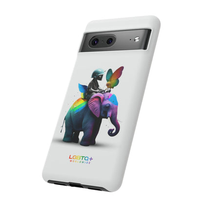 LGBTQWorldwide - ,,SCHMETTERLING" Doppelgehäuse Handyhülle Accessories, Glossy, iPhone Cases, Matte, Phone accessory, Phone Cases, Samsung Cases, tough, Valentine's Day Picks lgbtq Bekleidung Accessoires unisex Zubehör