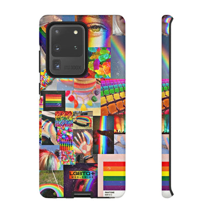 LGBTQWorldwide - ,,FARBEN" Doppelgehäuse Handyhülle Accessories, Glossy, iPhone Cases, Matte, Phone accessory, Phone Cases, Samsung Cases, Thermo, Valentine's Day Picks lgbtq Bekleidung Accessoires unisex Zubehör