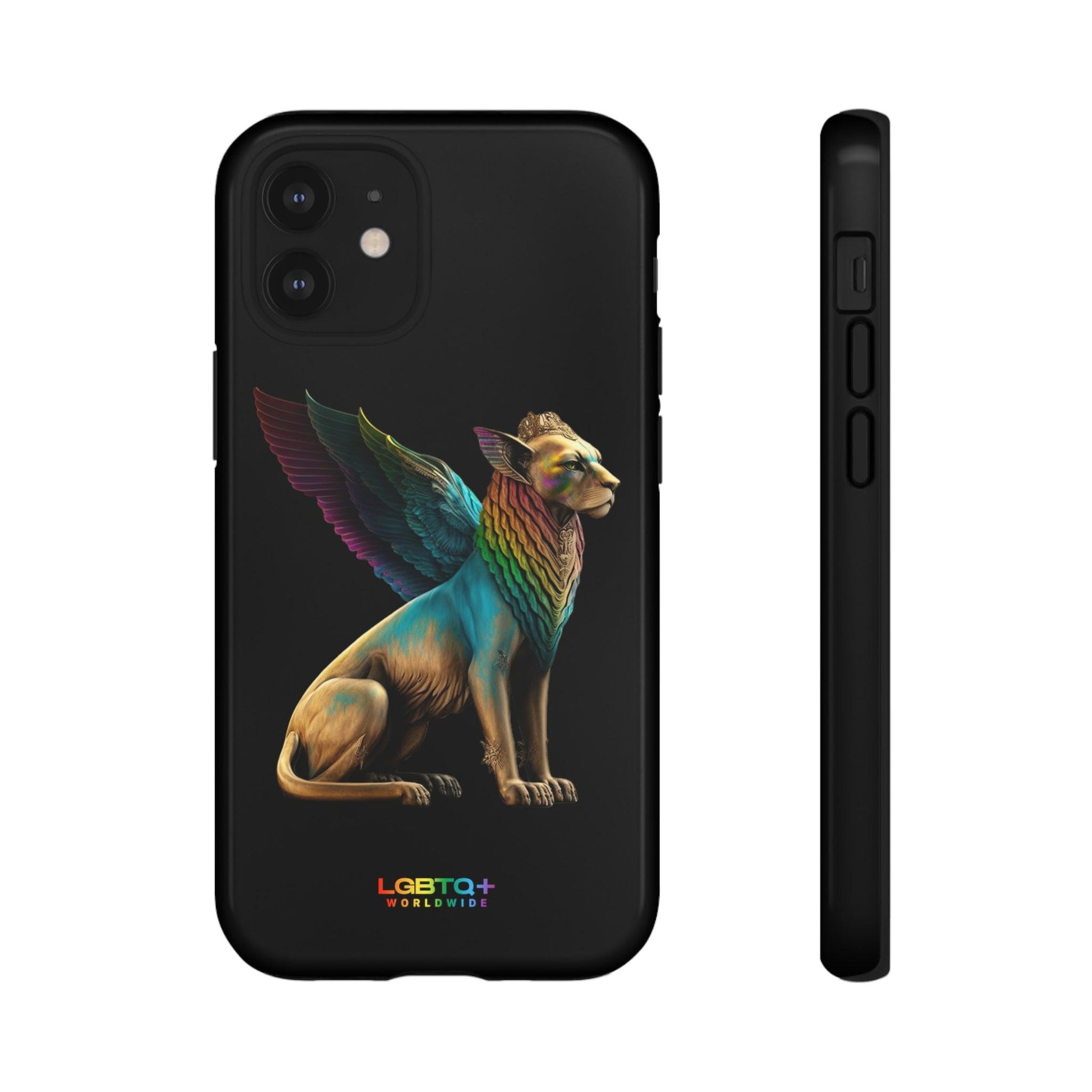 LGBTQWorldwide - ,,SPHINX" Doppelgehäuse Handyhülle Accessories, Glossy, iPhone Cases, Matte, Phone accessory, Phone Cases, Samsung Cases, tough, Valentine's Day Picks lgbtq Bekleidung Accessoires unisex Zubehör