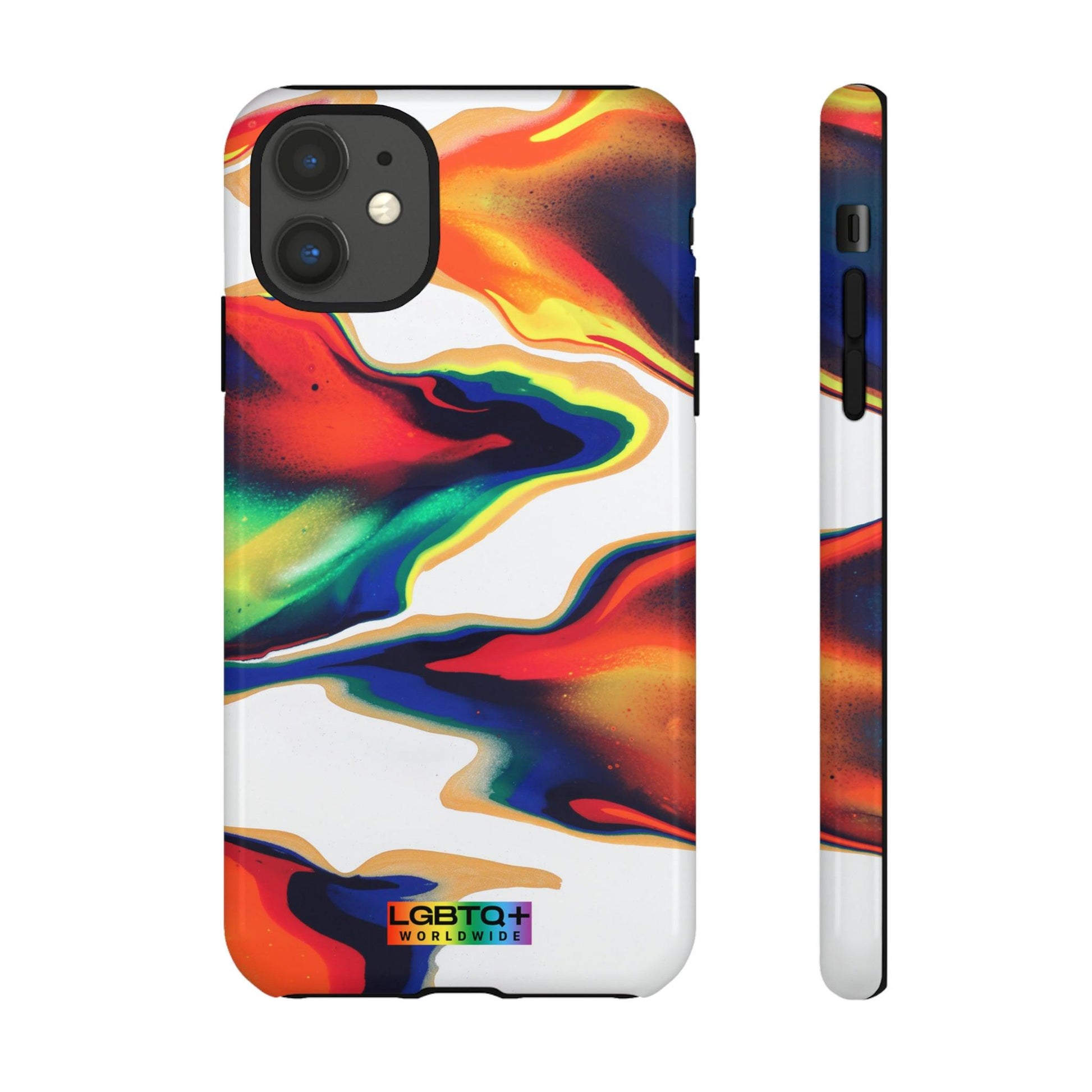 LGBTQWorldwide - ,,EINZIGARTIG" Doppelgehäuse Handyhülle Accessories, Glossy, iPhone Cases, Matte, Phone accessory, Phone Cases, Samsung Cases, Thermo, Valentine's Day Picks lgbtq Bekleidung Accessoires unisex Zubehör