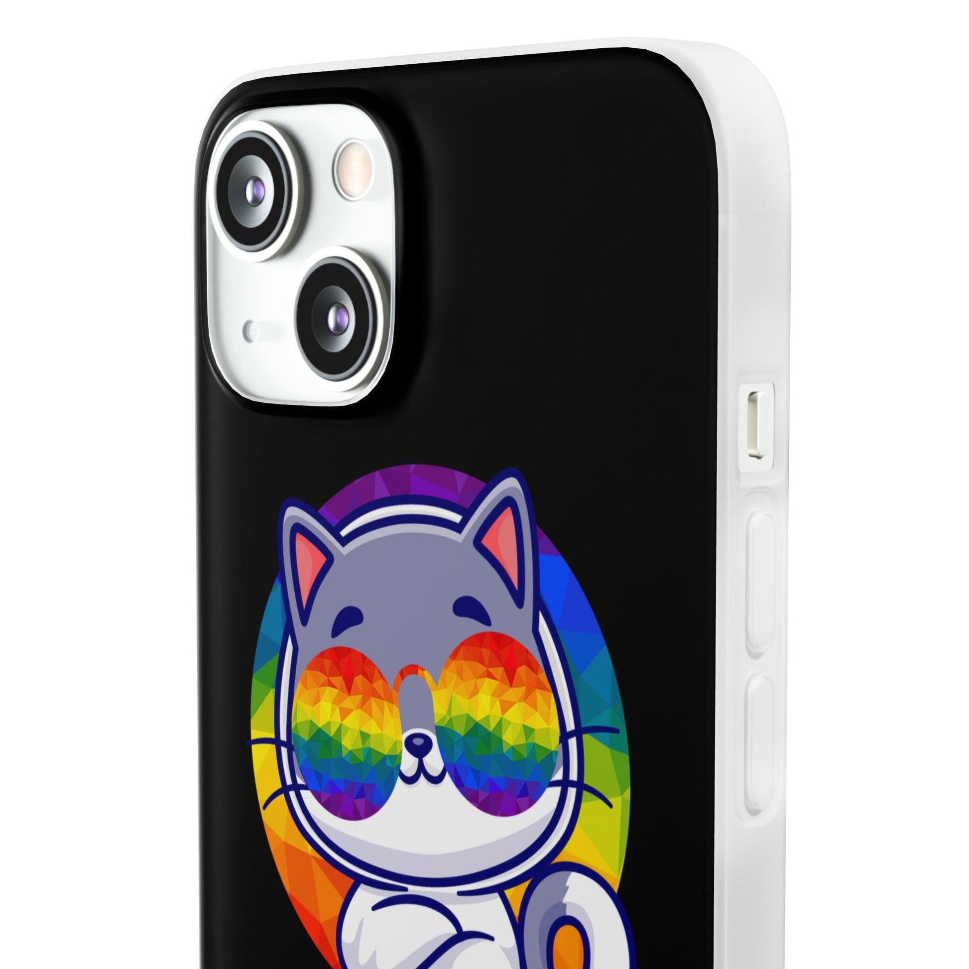 LGBTQWorldwide - ,,PURRIDE" Flexible Handyhülle Accessories, Case, iPhone, iPhone Cases, Phone accessory, Phone Cases, Samsung Cases, silikon, Valentine's Day promotion lgbtq Bekleidung Accessoires unisex Zubehör