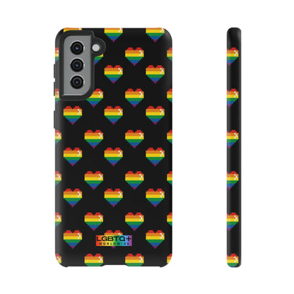 LGBTQWorldwide - ,,COMIC HERZEN" Doppelgehäuse Handyhülle Accessories, Glossy, iPhone Cases, Matte, Phone accessory, Phone Cases, Samsung Cases, Thermo, Valentine's Day Picks lgbtq Bekleidung Accessoires unisex Zubehör