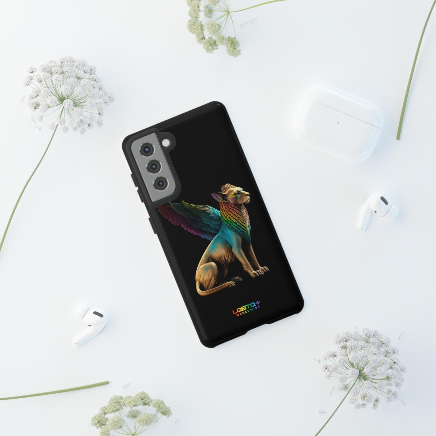 LGBTQWorldwide - ,,SPHINX" Doppelgehäuse Handyhülle Accessories, Glossy, iPhone Cases, Matte, Phone accessory, Phone Cases, Samsung Cases, tough, Valentine's Day Picks lgbtq Bekleidung Accessoires unisex Zubehör