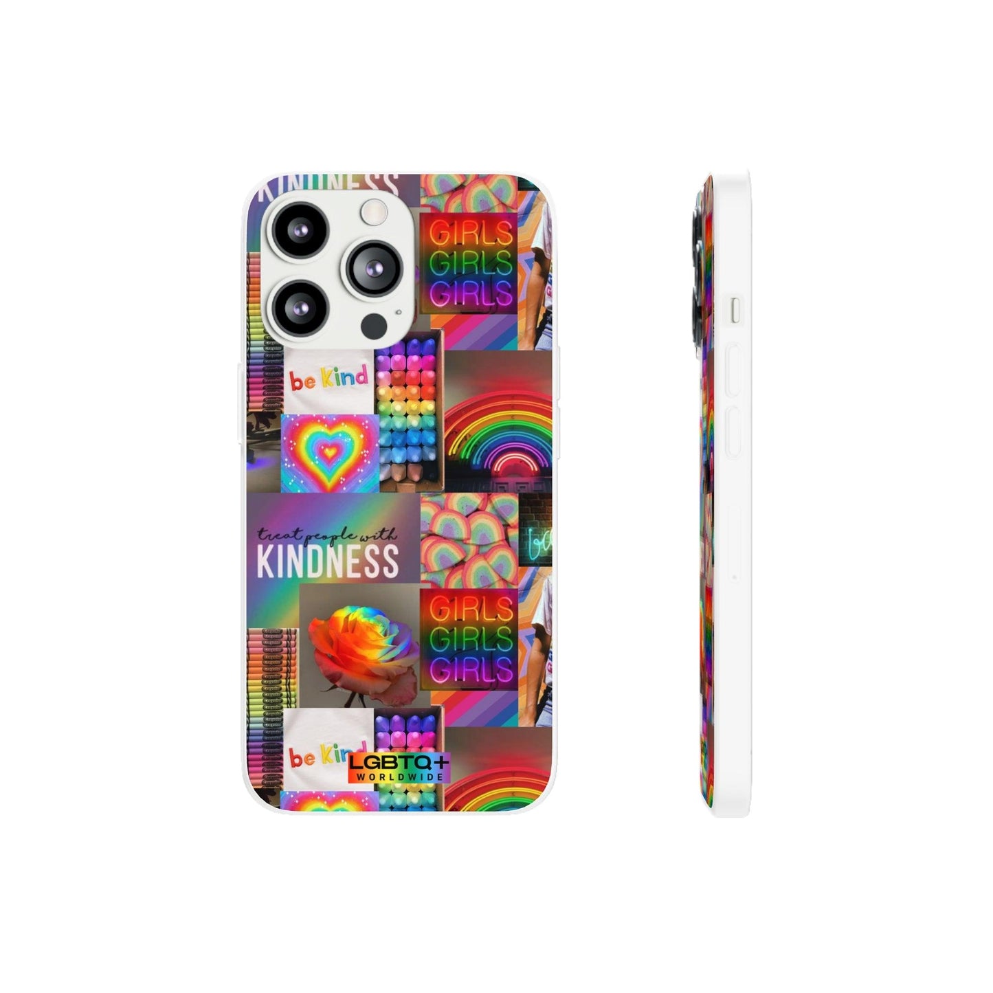 LGBTQWorldwide - ,,FREUNDLICHKEIT" Flexible Handyhülle Accessories, Case, iPhone, iPhone Cases, Phone accessory, Phone Cases, Samsung Cases, silikon, Valentine's Day promotion lgbtq Bekleidung Accessoires unisex Zubehör