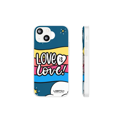 LGBTQWorldwide - ,,LIEBES WOLKE" Flexible Handyhülle Accessories, Case, iPhone, iPhone Cases, Phone accessory, Phone Cases, Samsung Cases, silikon, Valentine's Day promotion lgbtq Bekleidung Accessoires unisex Zubehör