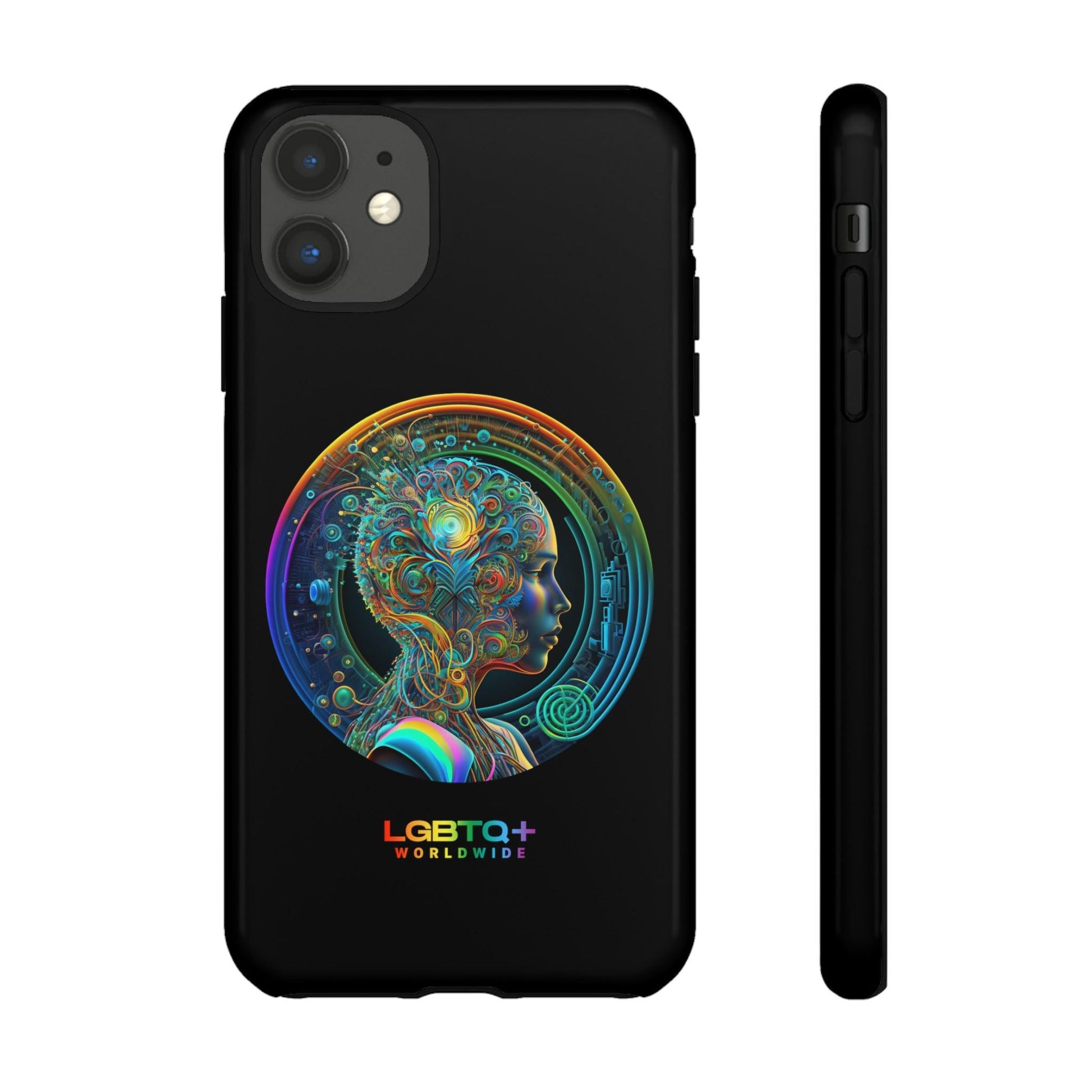 LGBTQWorldwide - ,,INTELLIGENT" Doppelgehäuse Handyhülle Accessories, Glossy, iPhone Cases, Matte, Phone accessory, Phone Cases, Samsung Cases, tough, Valentine's Day Picks lgbtq Bekleidung Accessoires unisex Zubehör