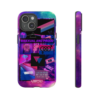 LGBTQWorldwide - ,,BISEXUAL" Doppelgehäuse Handyhülle Accessories, Glossy, iPhone Cases, Matte, Phone accessory, Phone Cases, Samsung Cases, Thermo, Valentine's Day Picks lgbtq Bekleidung Accessoires unisex Zubehör