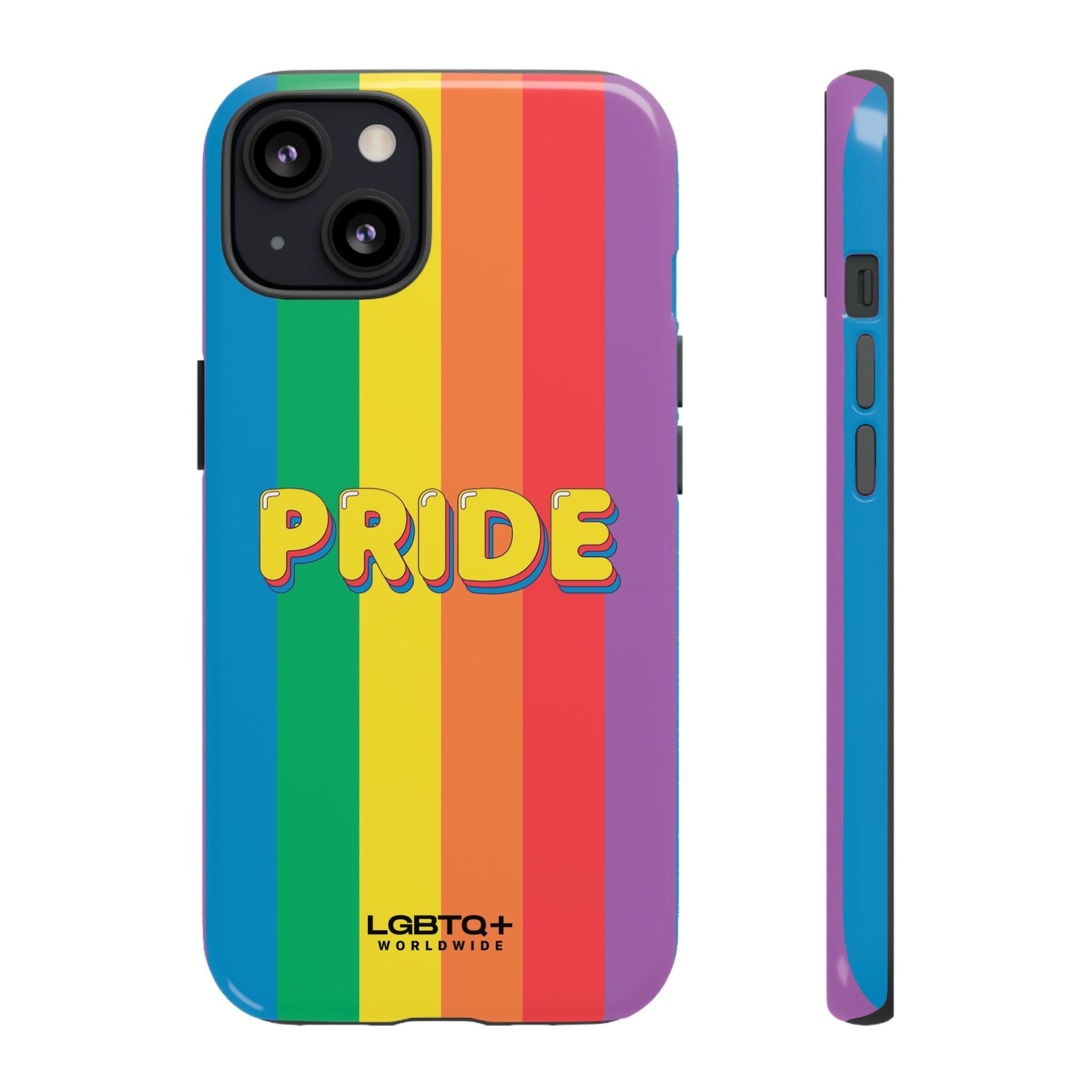 LGBTQWorldwide - ,,PRIDE" Doppelgehäuse Handyhülle Accessories, Glossy, iPhone Cases, Matte, Phone accessory, Phone Cases, Samsung Cases, Thermo, Valentine's Day Picks lgbtq Bekleidung Accessoires unisex Zubehör