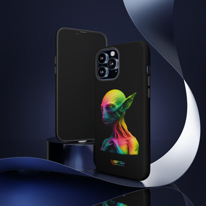 LGBTQWorldwide - ,,ALIEN" Doppelgehäuse Handyhülle Accessories, Glossy, iPhone Cases, Matte, Phone accessory, Phone Cases, Samsung Cases, tough, Valentine's Day Picks lgbtq Bekleidung Accessoires unisex Zubehör