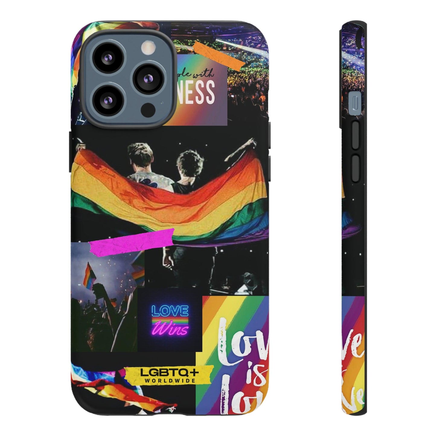 LGBTQWorldwide - ,,COMMUNITY" Doppelgehäuse Handyhülle Accessories, Glossy, iPhone Cases, Matte, Phone accessory, Phone Cases, Samsung Cases, Thermo, Valentine's Day Picks lgbtq Bekleidung Accessoires unisex Zubehör