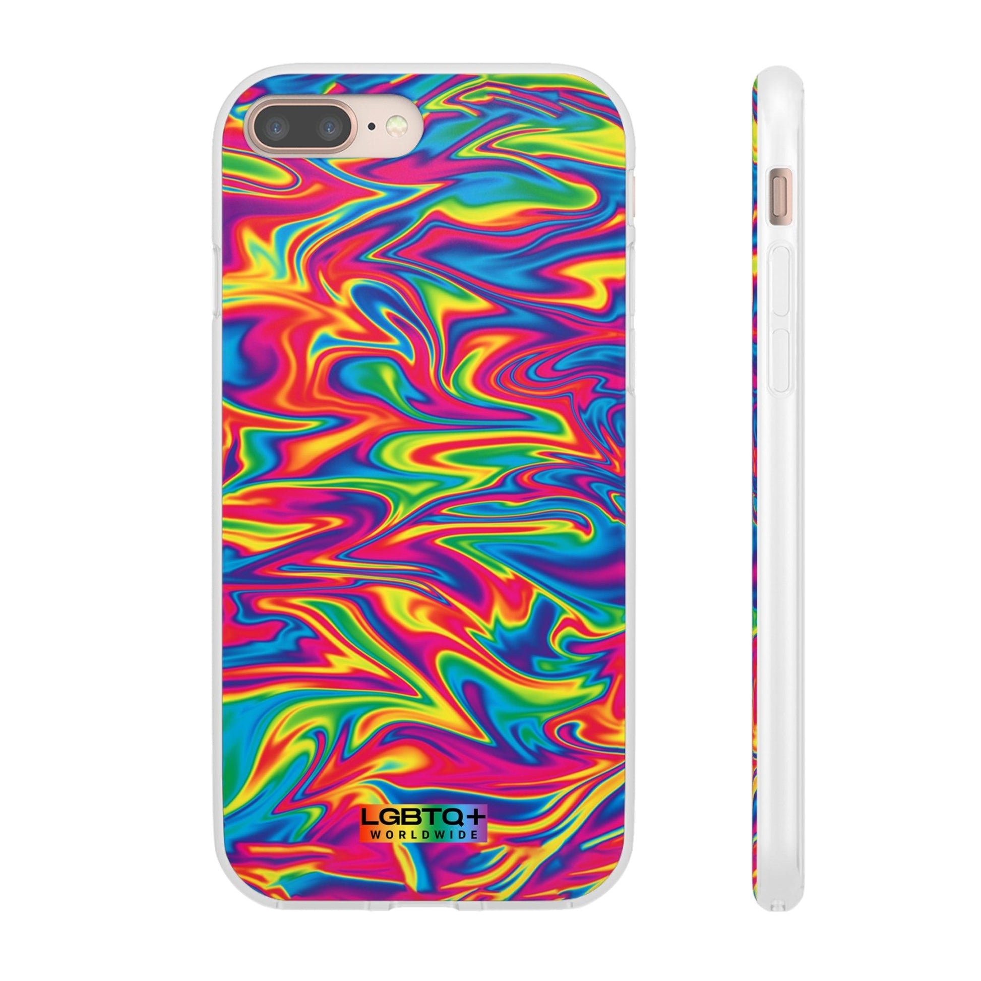 LGBTQWorldwide - ,,ABSTRACT" Flexible Handyhülle Accessories, Case, iPhone, iPhone Cases, Phone accessory, Phone Cases, Samsung Cases, silikon, Valentine's Day promotion lgbtq Bekleidung Accessoires unisex Zubehör