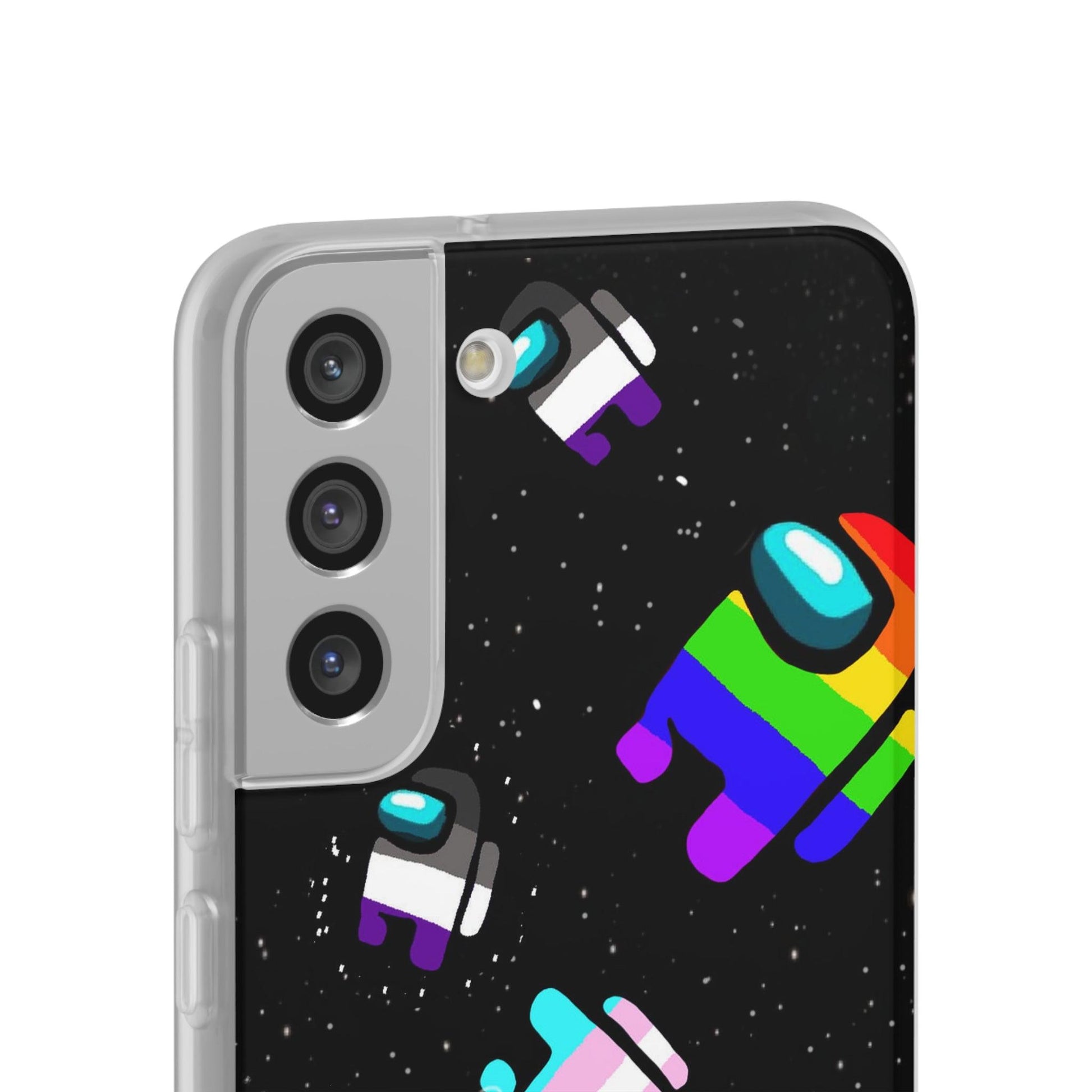 LGBTQWorldwide - ,,IMPOSTER" Flexible Handyhülle Accessories, Case, iPhone, iPhone Cases, Phone accessory, Phone Cases, Samsung Cases, silikon, Valentine's Day promotion lgbtq Bekleidung Accessoires unisex Zubehör