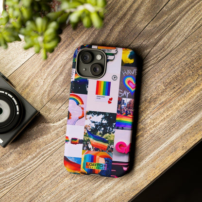 LGBTQWorldwide - ,,REGENBOGEN" Doppelgehäuse Handyhülle Accessories, Glossy, iPhone Cases, Matte, Phone accessory, Phone Cases, Samsung Cases, Thermo, Valentine's Day Picks lgbtq Bekleidung Accessoires unisex Zubehör