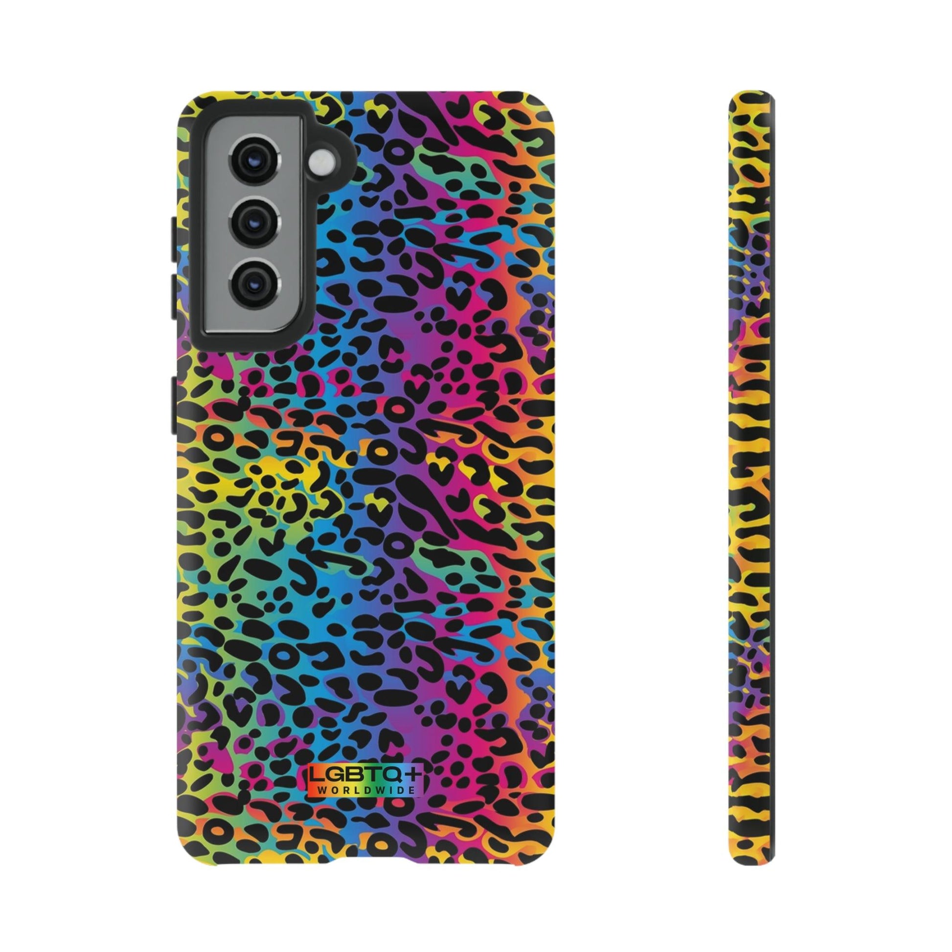 LGBTQWorldwide - ,,LEOPARD" Doppelgehäuse Handyhülle Accessories, Glossy, iPhone Cases, Matte, Phone accessory, Phone Cases, Samsung Cases, Thermo, Valentine's Day Picks lgbtq Bekleidung Accessoires unisex Zubehör