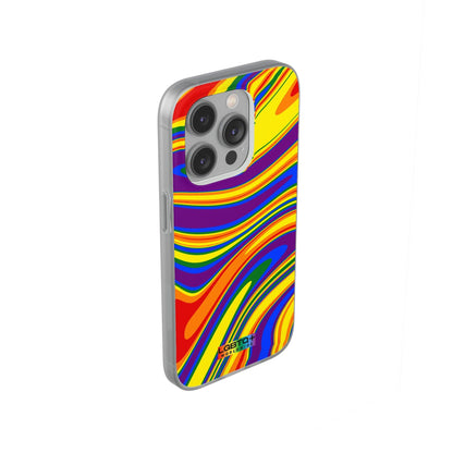 LGBTQWorldwide - ,,FARBEN" Flexible Handyhülle Accessories, Case, iPhone, iPhone Cases, Phone accessory, Phone Cases, Samsung Cases, silikon, Valentine's Day promotion lgbtq Bekleidung Accessoires unisex Zubehör