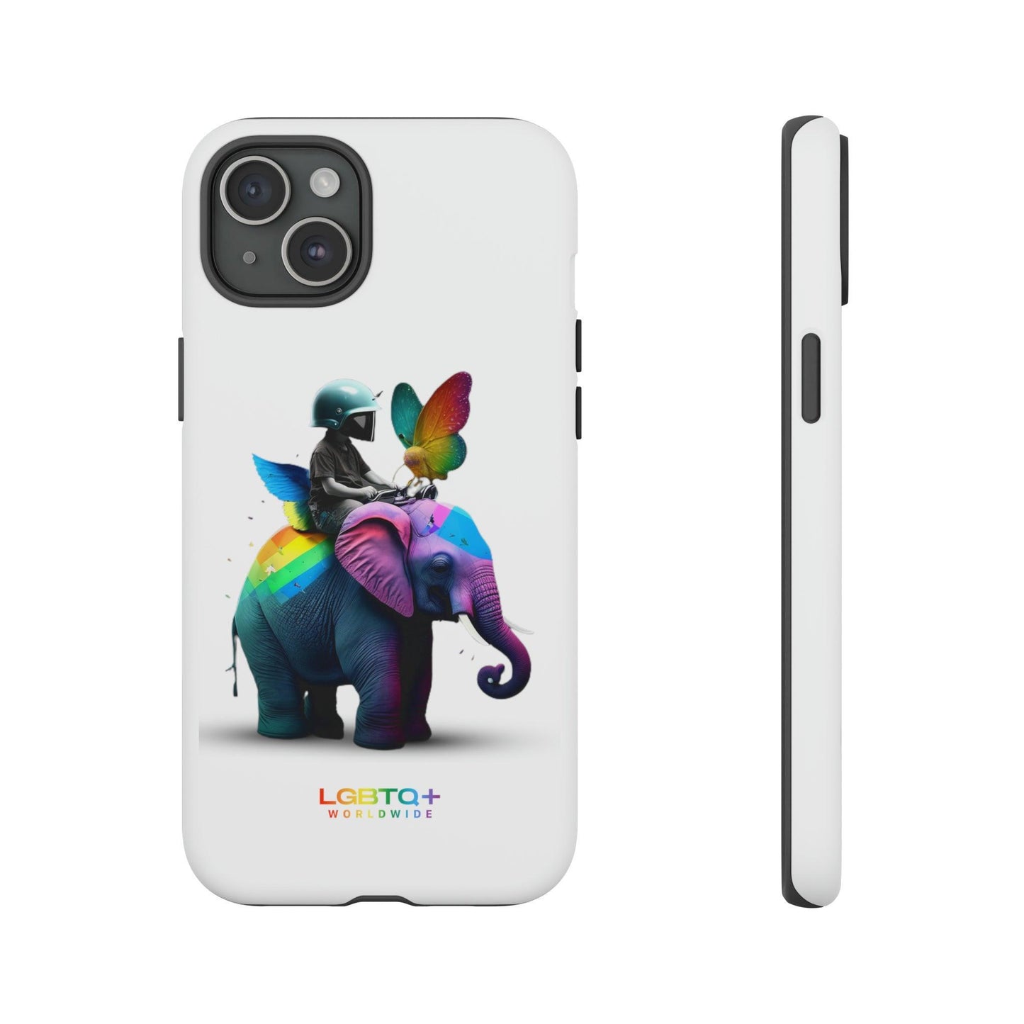 LGBTQWorldwide - ,,SCHMETTERLING" Doppelgehäuse Handyhülle Accessories, Glossy, iPhone Cases, Matte, Phone accessory, Phone Cases, Samsung Cases, tough, Valentine's Day Picks lgbtq Bekleidung Accessoires unisex Zubehör