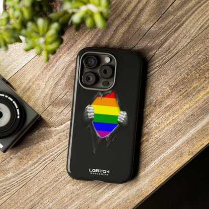 LGBTQWorldwide - ,,SCHWARZES LOCH" Doppelgehäuse Handyhülle Accessories, Glossy, iPhone Cases, Matte, Phone accessory, Phone Cases, Samsung Cases, Thermo, Valentine's Day Picks lgbtq Bekleidung Accessoires unisex Zubehör