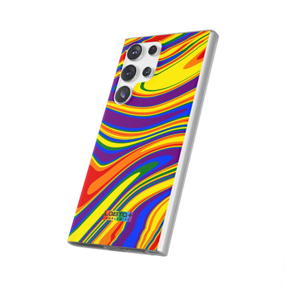 LGBTQWorldwide - ,,FARBEN" Flexible Handyhülle Accessories, Case, iPhone, iPhone Cases, Phone accessory, Phone Cases, Samsung Cases, silikon, Valentine's Day promotion lgbtq Bekleidung Accessoires unisex Zubehör