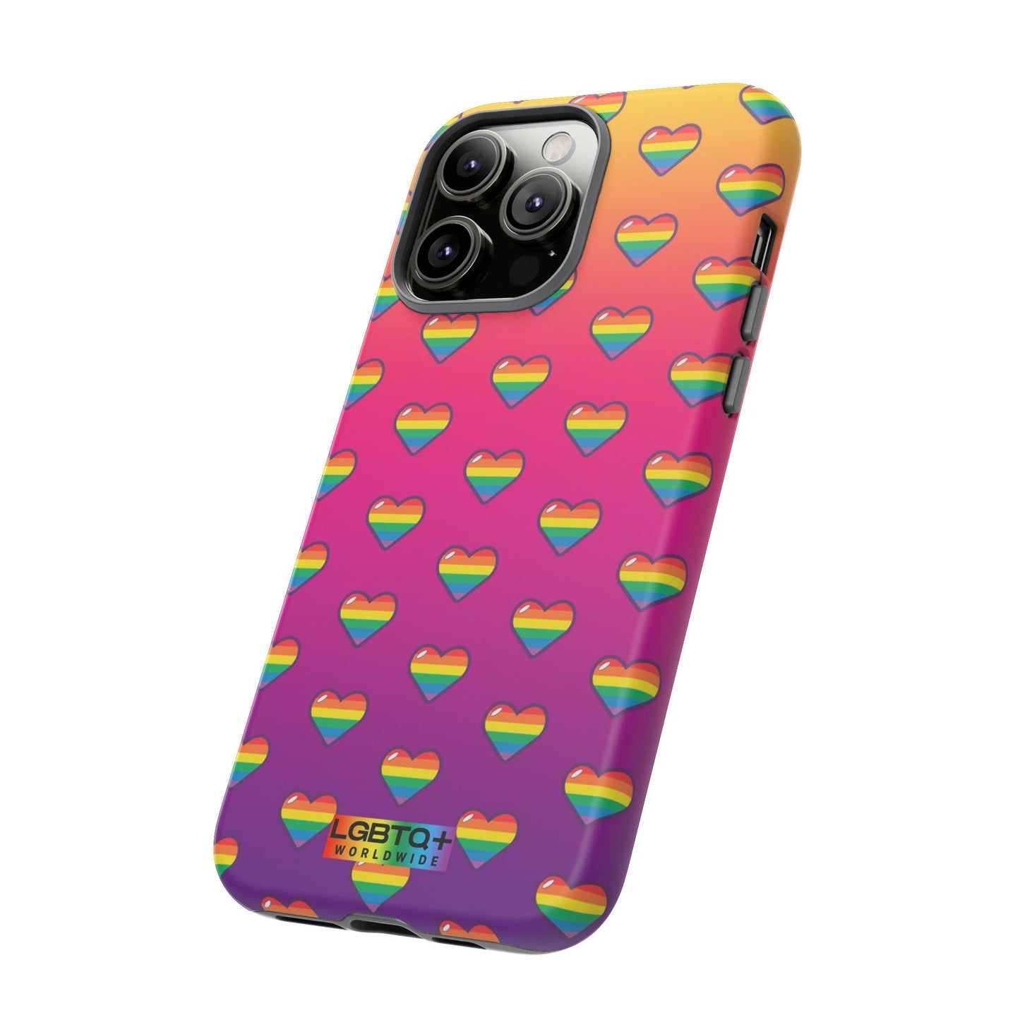 LGBTQWorldwide - ,,HERZ" Doppelgehäuse Handyhülle Accessories, Glossy, iPhone Cases, Matte, Phone accessory, Phone Cases, Samsung Cases, Thermo, Valentine's Day Picks lgbtq Bekleidung Accessoires unisex Zubehör