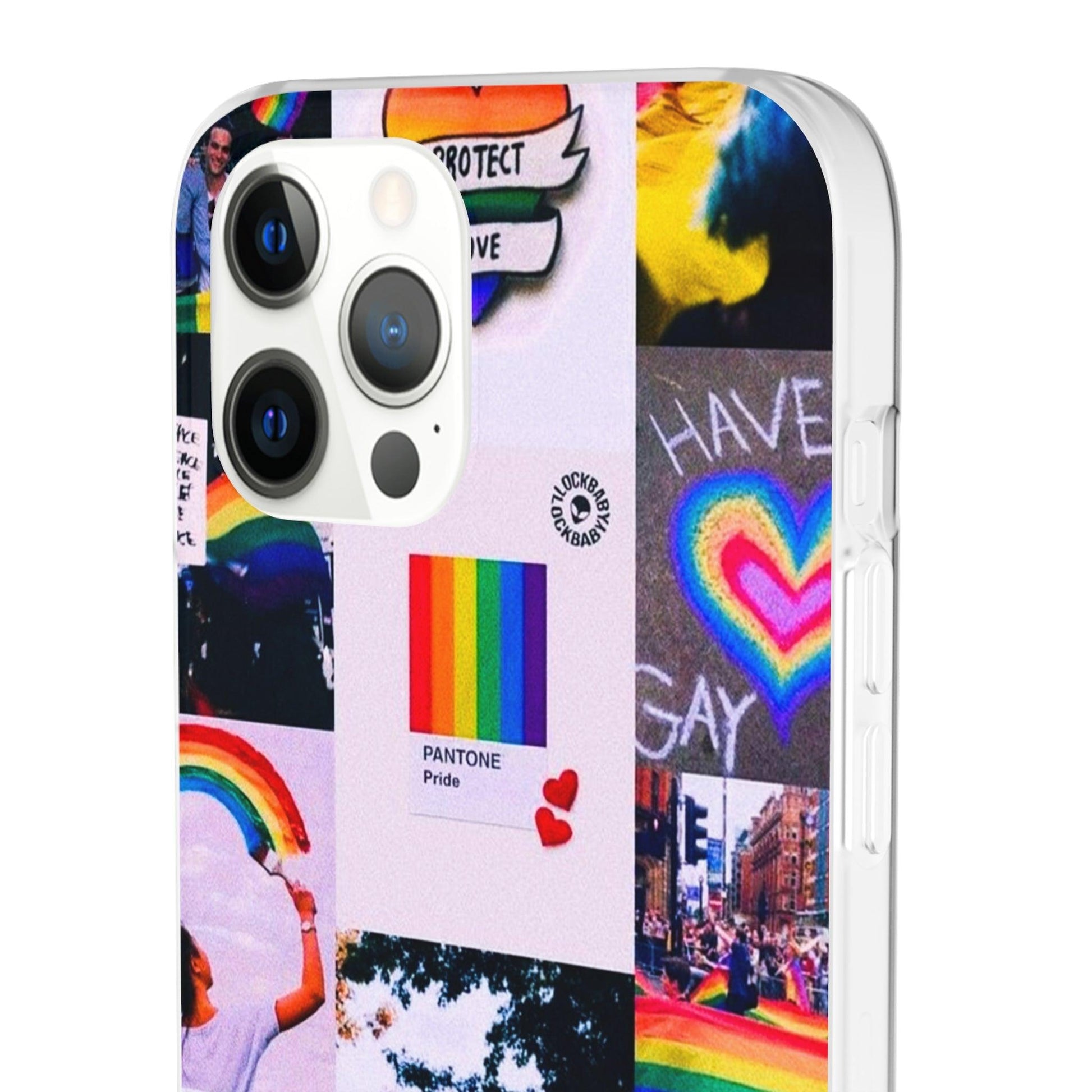 LGBTQWorldwide - ,,REGENBOGEN" Flexible Handyhülle Accessories, Case, iPhone, iPhone Cases, Phone accessory, Phone Cases, Samsung Cases, silikon, Valentine's Day promotion lgbtq Bekleidung Accessoires unisex Zubehör