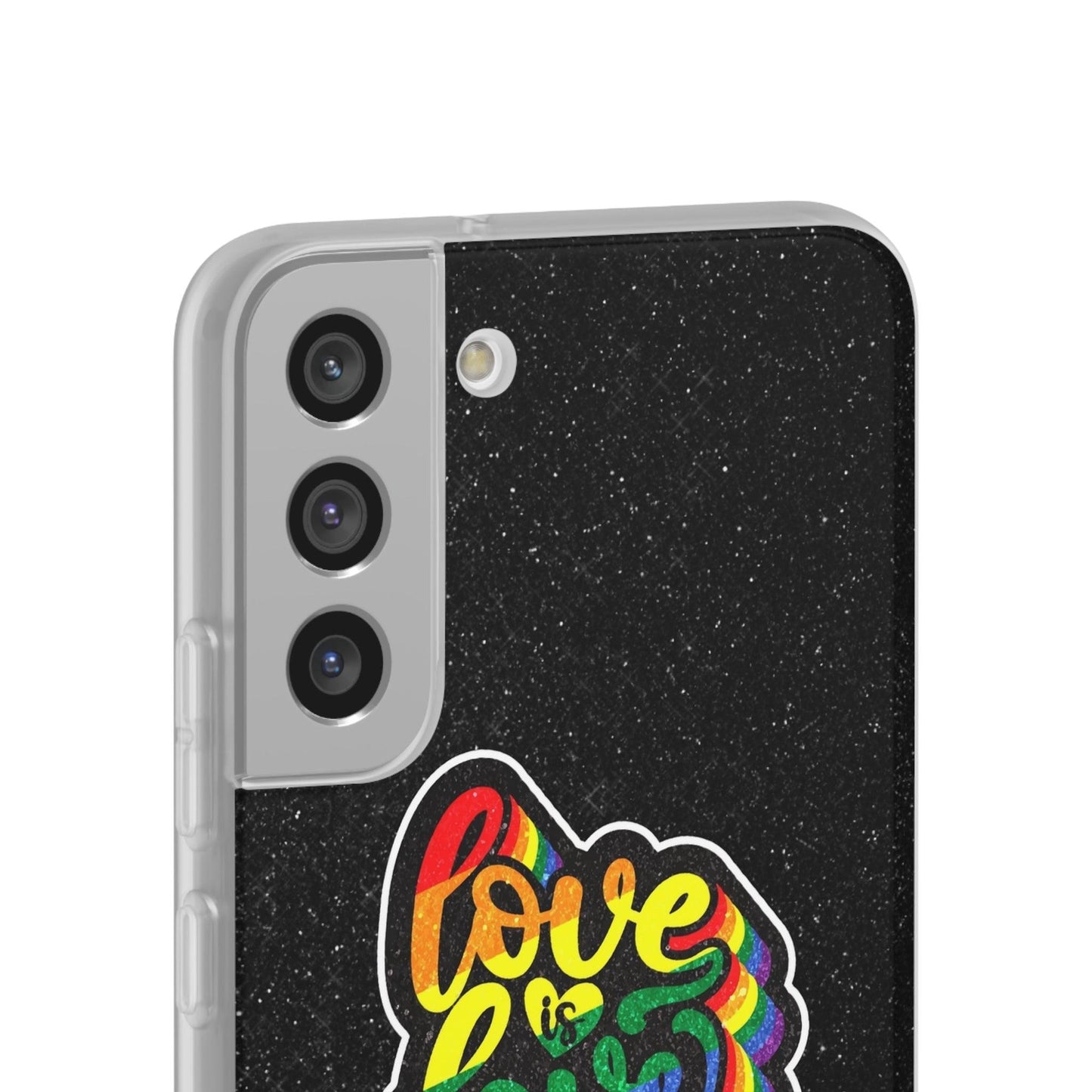 LGBTQWorldwide - ,,LIEBE IST LIEBE" Flexible Handyhülle Accessories, Case, iPhone, iPhone Cases, Phone accessory, Phone Cases, Samsung Cases, Valentine's Day promotion lgbtq Bekleidung Accessoires unisex Zubehör