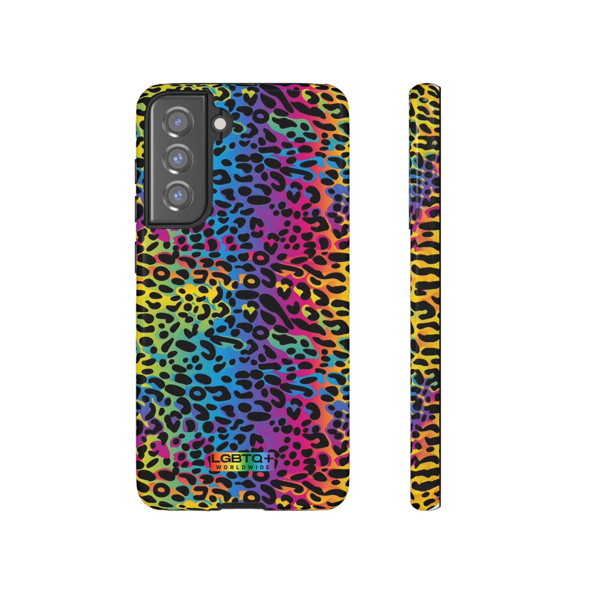 LGBTQWorldwide - ,,LEOPARD" Doppelgehäuse Handyhülle Accessories, Glossy, iPhone Cases, Matte, Phone accessory, Phone Cases, Samsung Cases, Thermo, Valentine's Day Picks lgbtq Bekleidung Accessoires unisex Zubehör