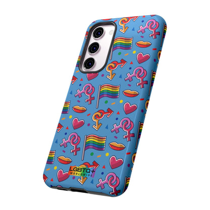 LGBTQWorldwide - ,,FÜHL DICH FREI" Doppelgehäuse Handyhülle Accessories, Glossy, iPhone Cases, Matte, Phone accessory, Phone Cases, Samsung Cases, Thermo, Valentine's Day Picks lgbtq Bekleidung Accessoires unisex Zubehör