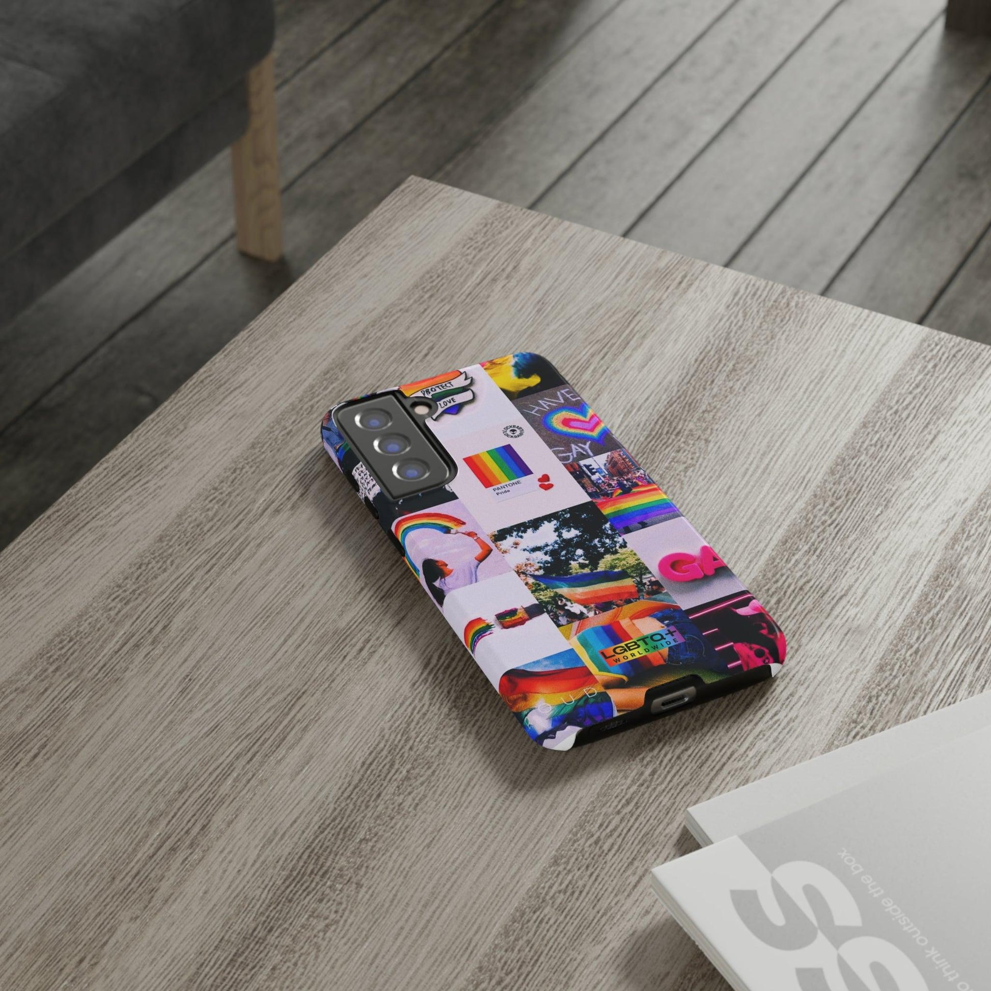 LGBTQWorldwide - ,,REGENBOGEN" Doppelgehäuse Handyhülle Accessories, Glossy, iPhone Cases, Matte, Phone accessory, Phone Cases, Samsung Cases, Thermo, Valentine's Day Picks lgbtq Bekleidung Accessoires unisex Zubehör