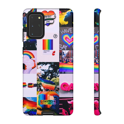 LGBTQWorldwide - ,,REGENBOGEN" Doppelgehäuse Handyhülle Accessories, Glossy, iPhone Cases, Matte, Phone accessory, Phone Cases, Samsung Cases, Thermo, Valentine's Day Picks lgbtq Bekleidung Accessoires unisex Zubehör