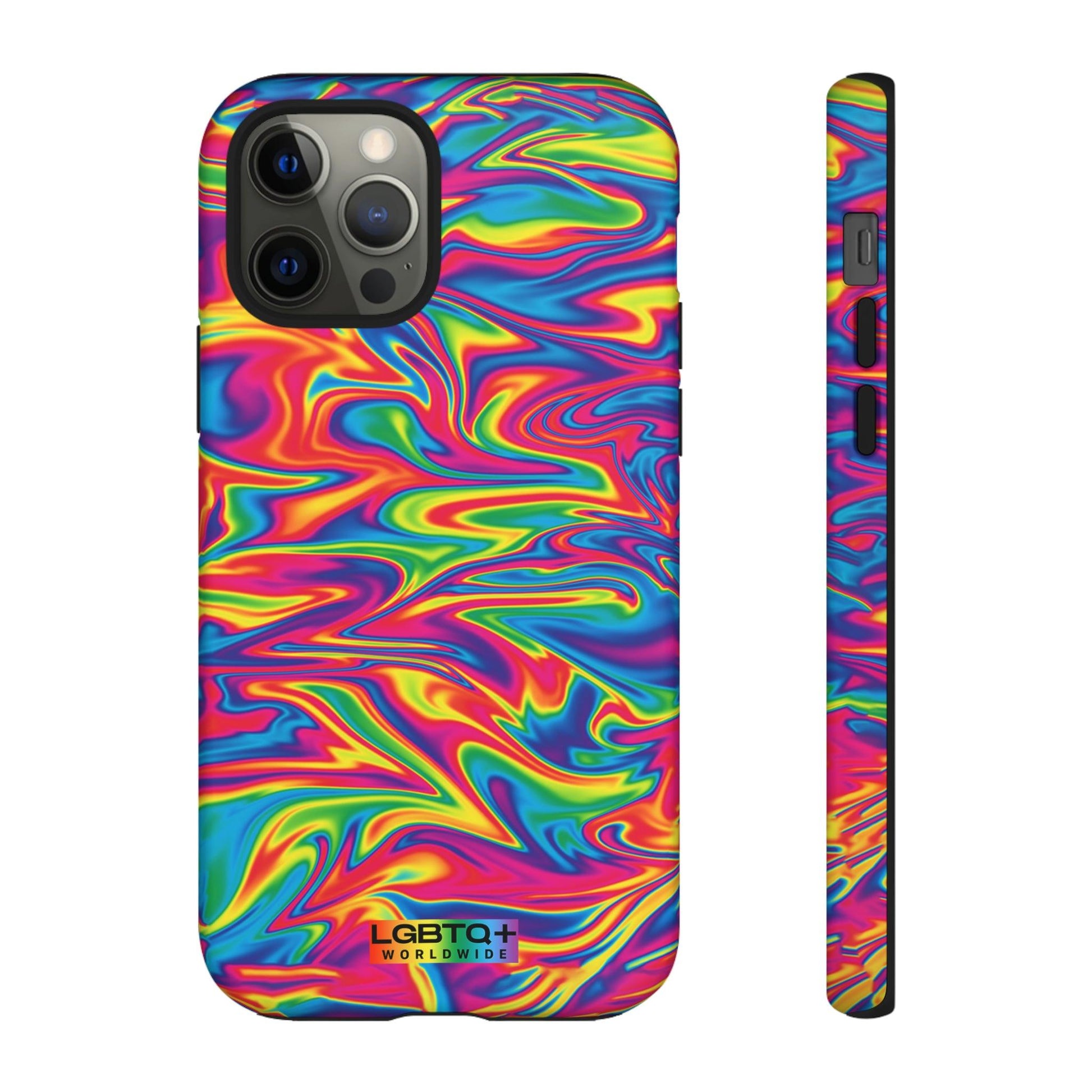 LGBTQWorldwide - ,,ABSTRACT" Doppelgehäuse Handyhülle Accessories, Glossy, iPhone Cases, Matte, Phone accessory, Phone Cases, Samsung Cases, Thermo, Valentine's Day Picks lgbtq Bekleidung Accessoires unisex Zubehör