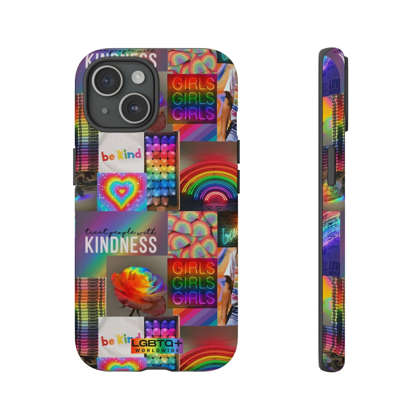 LGBTQWorldwide - ,,FREUNDLICH" Doppelgehäuse Handyhülle Accessories, Glossy, iPhone Cases, Matte, Phone accessory, Phone Cases, Samsung Cases, Thermo, Valentine's Day Picks lgbtq Bekleidung Accessoires unisex Zubehör