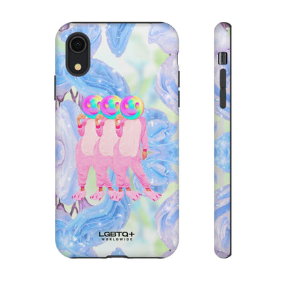 LGBTQWorldwide - ,,TEDDY BÄR" Doppelgehäuse Handyhülle Accessories, Glossy, iPhone Cases, Matte, Phone accessory, Phone Cases, Samsung Cases, Thermo, Valentine's Day Picks lgbtq Bekleidung Accessoires unisex Zubehör