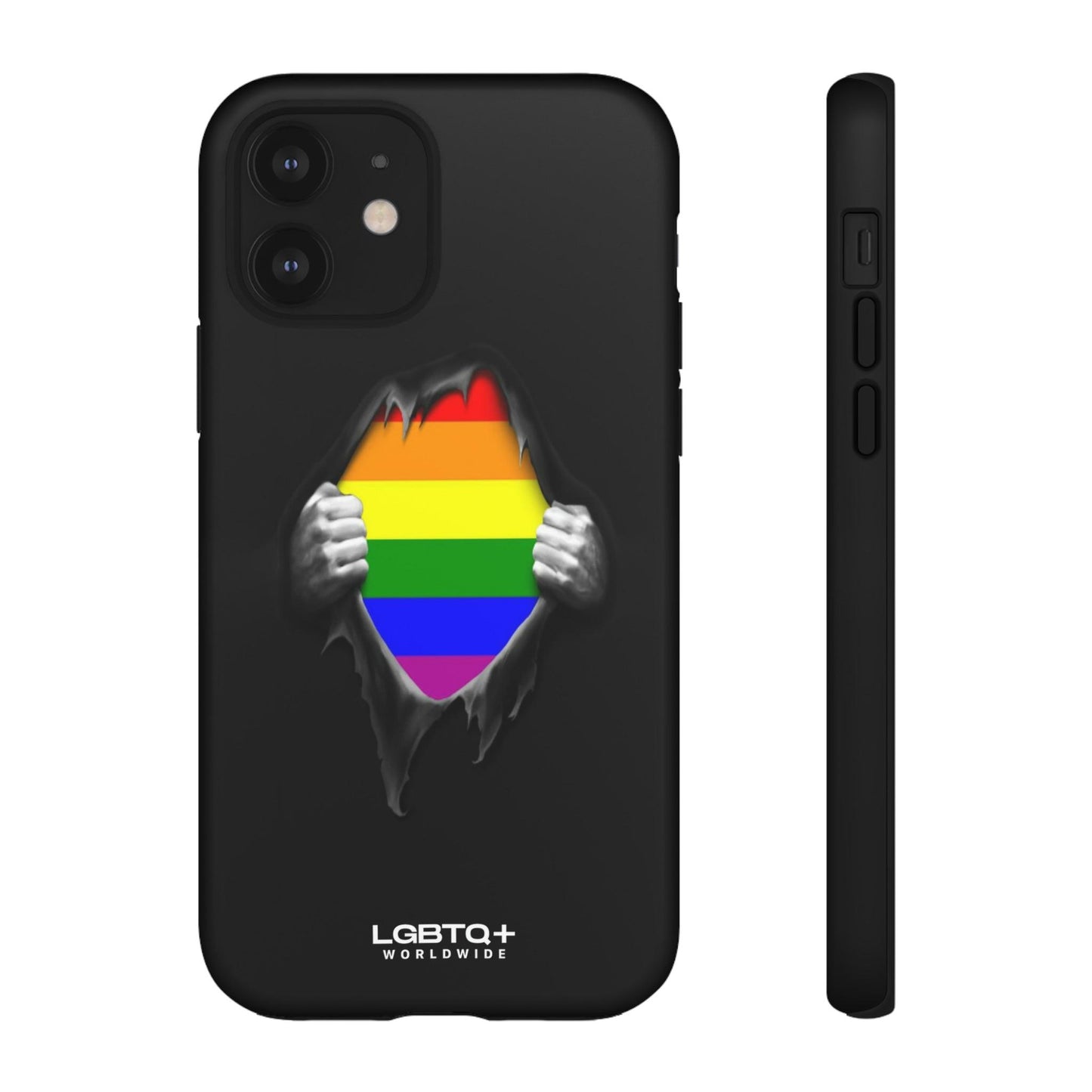 LGBTQWorldwide - ,,SCHWARZES LOCH" Doppelgehäuse Handyhülle Accessories, Glossy, iPhone Cases, Matte, Phone accessory, Phone Cases, Samsung Cases, Thermo, Valentine's Day Picks lgbtq Bekleidung Accessoires unisex Zubehör