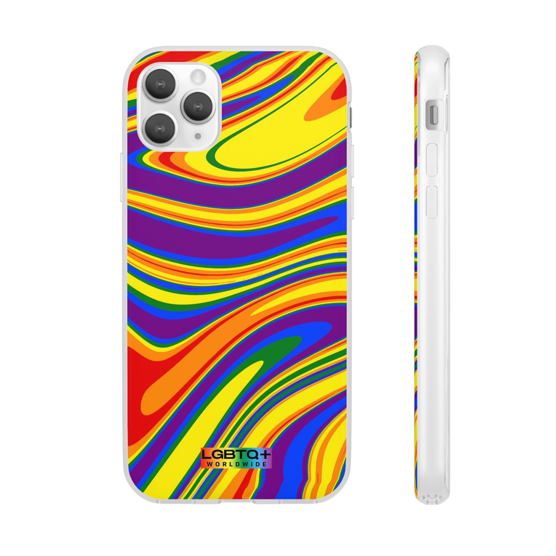 LGBTQWorldwide - ,,FARBEN" Flexible Handyhülle Accessories, Case, iPhone, iPhone Cases, Phone accessory, Phone Cases, Samsung Cases, silikon, Valentine's Day promotion lgbtq Bekleidung Accessoires unisex Zubehör