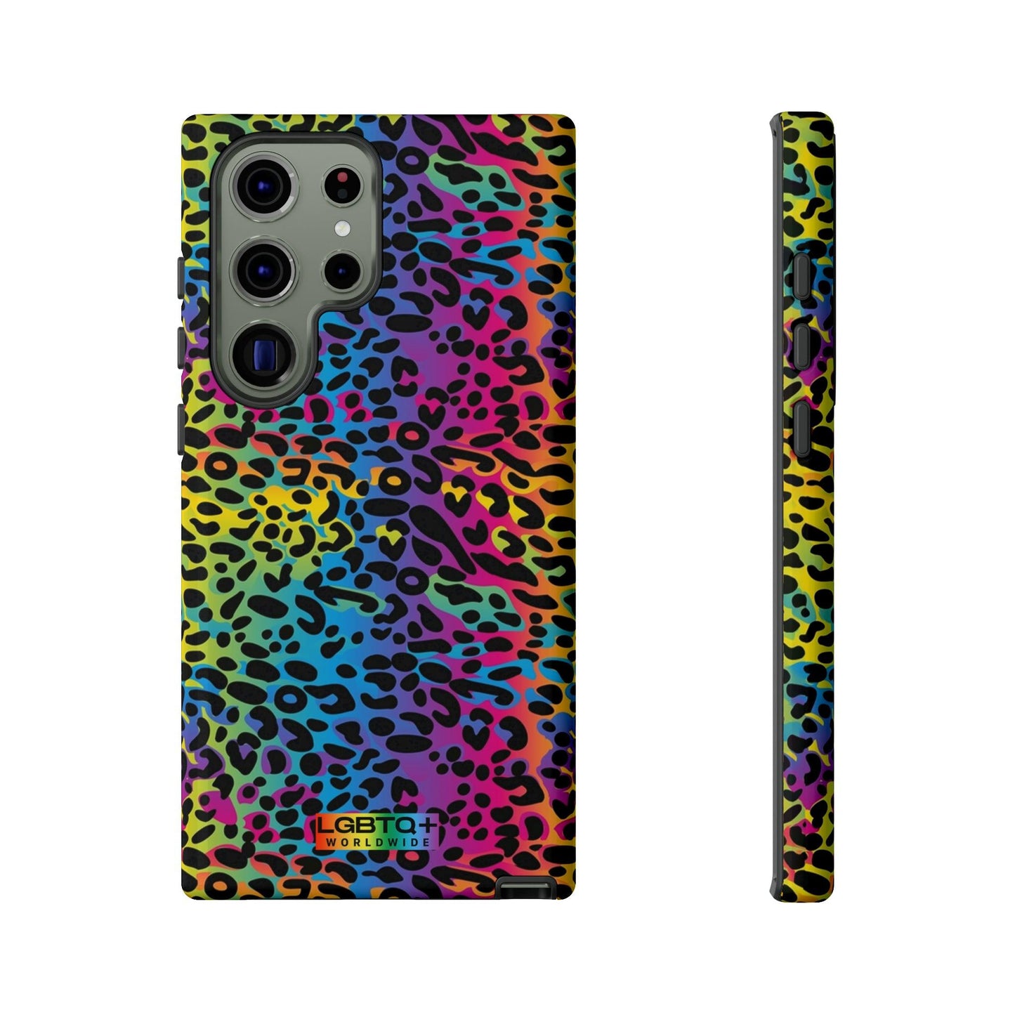 LGBTQWorldwide - ,,LEOPARD" Doppelgehäuse Handyhülle Accessories, Glossy, iPhone Cases, Matte, Phone accessory, Phone Cases, Samsung Cases, Thermo, Valentine's Day Picks lgbtq Bekleidung Accessoires unisex Zubehör