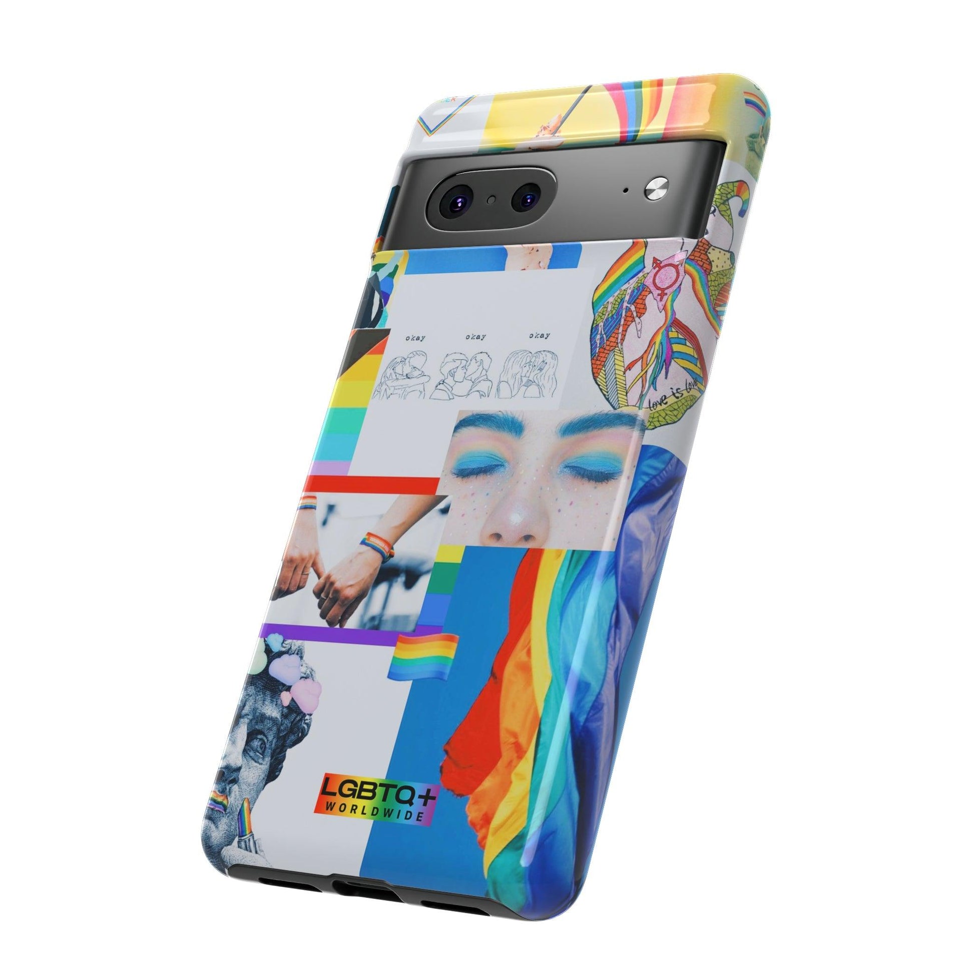 LGBTQWorldwide - ,,LEBEN"Doppelgehäuse Handyhülle Accessories, Glossy, iPhone Cases, Matte, Phone accessory, Phone Cases, Samsung Cases, Thermo, Valentine's Day Picks lgbtq Bekleidung Accessoires unisex Zubehör