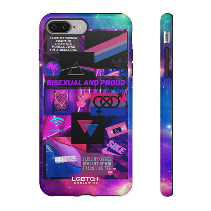 LGBTQWorldwide - ,,BISEXUAL" Doppelgehäuse Handyhülle Accessories, Glossy, iPhone Cases, Matte, Phone accessory, Phone Cases, Samsung Cases, Thermo, Valentine's Day Picks lgbtq Bekleidung Accessoires unisex Zubehör