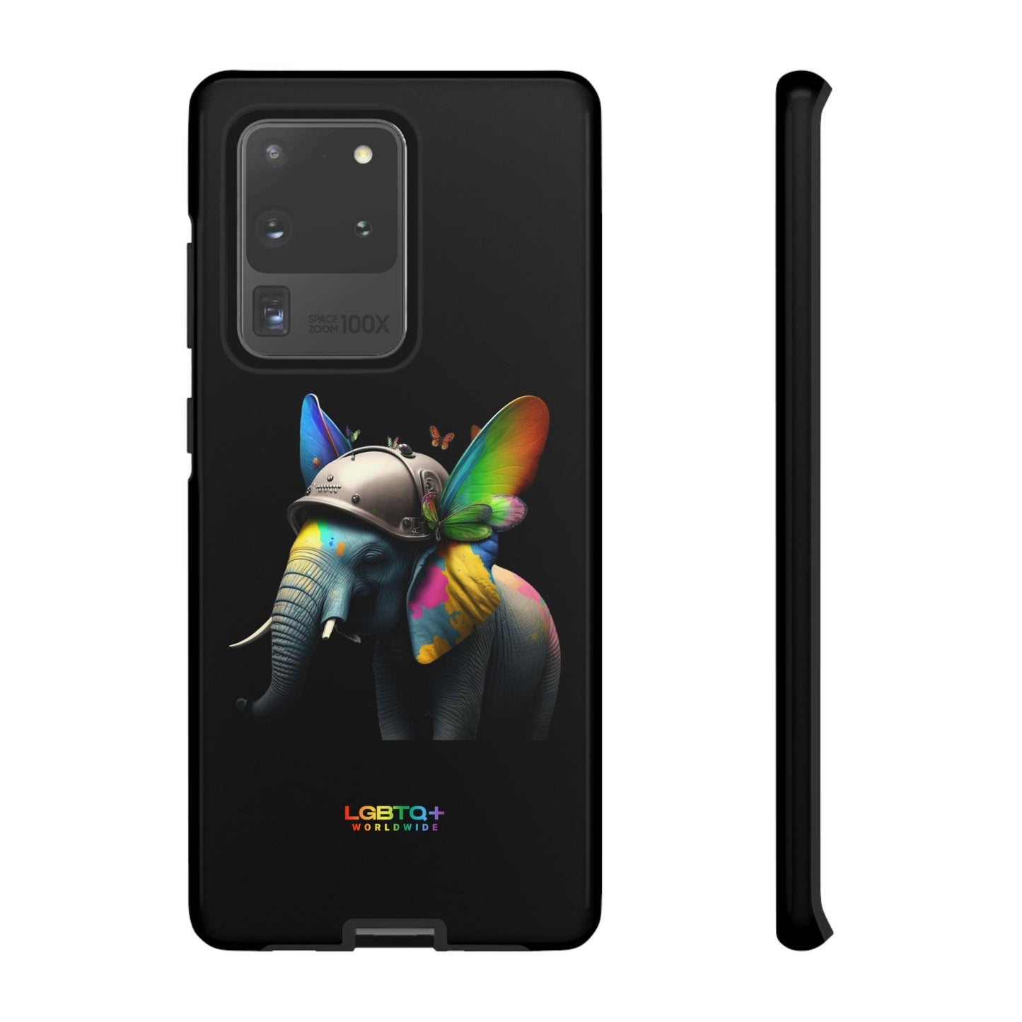 LGBTQWorldwide - ,,ELEFANT" Doppelgehäuse Handyhülle Accessories, Glossy, iPhone Cases, Matte, Phone accessory, Phone Cases, Samsung Cases, tough, Valentine's Day Picks lgbtq Bekleidung Accessoires unisex Zubehör