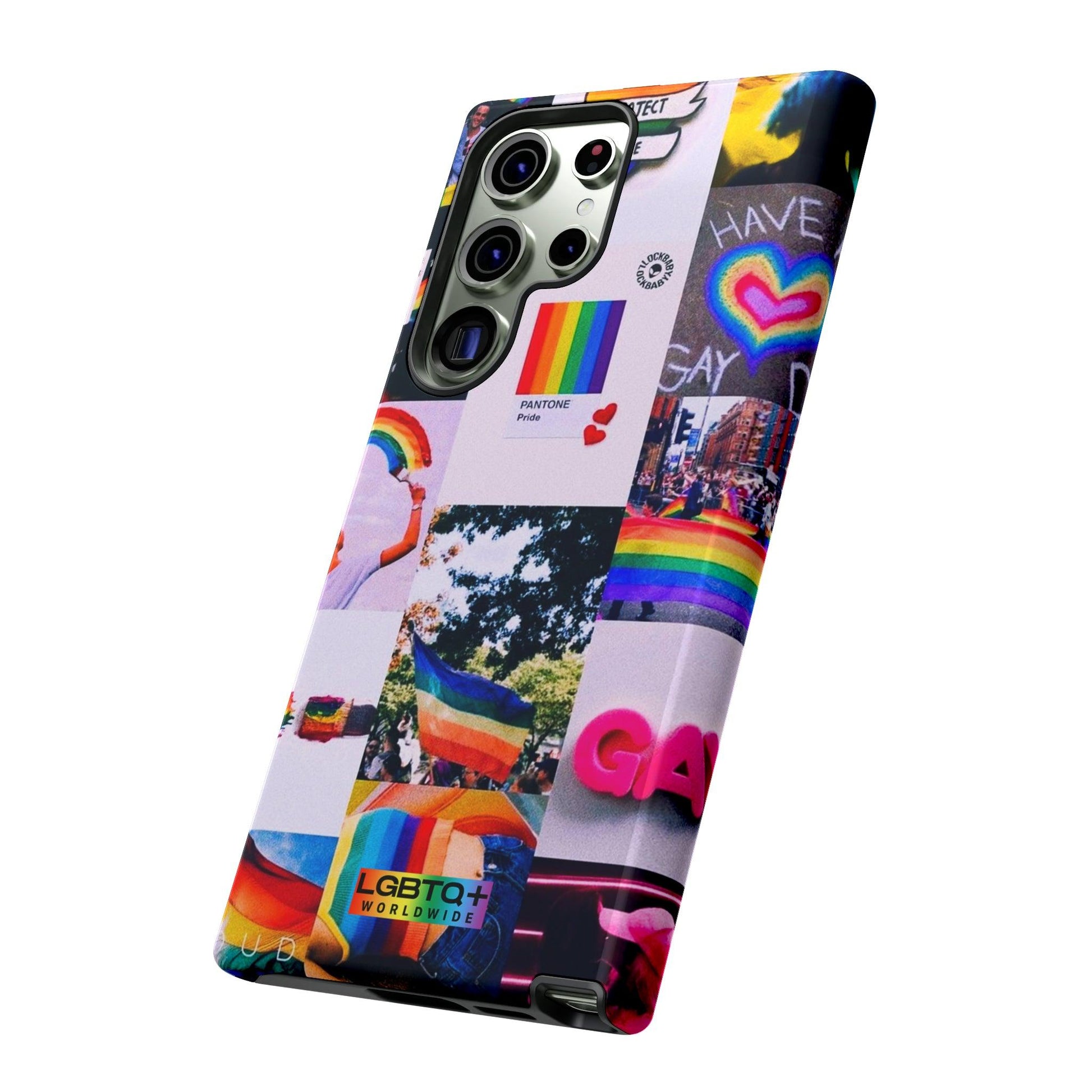 LGBTQWorldwide - ,,REGENBOGEN" Doppelgehäuse Handyhülle Accessories, Glossy, iPhone Cases, Matte, Phone accessory, Phone Cases, Samsung Cases, Thermo, Valentine's Day Picks lgbtq Bekleidung Accessoires unisex Zubehör