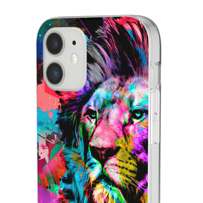 LGBTQWorldwide - ,,STARKER LÖWE" Flexible Handyhülle Accessories, Case, iPhone, iPhone Cases, Phone accessory, Phone Cases, Samsung Cases, silikon, Valentine's Day promotion lgbtq Bekleidung Accessoires unisex Zubehör