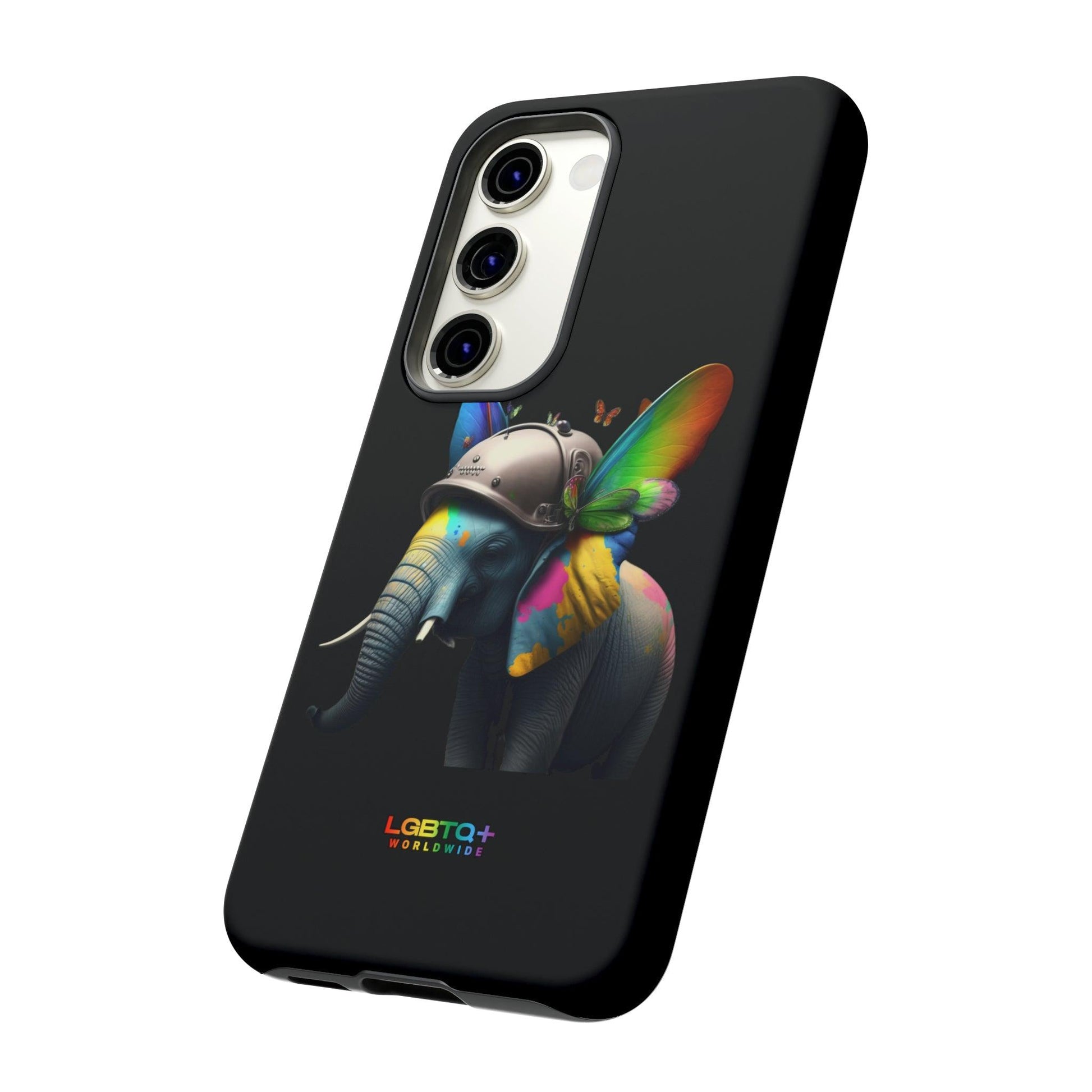 LGBTQWorldwide - ,,ELEFANT" Doppelgehäuse Handyhülle Accessories, Glossy, iPhone Cases, Matte, Phone accessory, Phone Cases, Samsung Cases, tough, Valentine's Day Picks lgbtq Bekleidung Accessoires unisex Zubehör