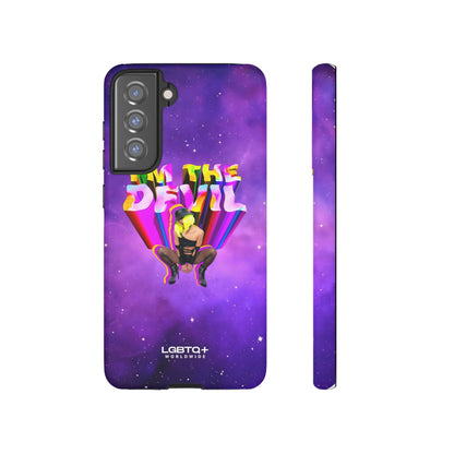 LGBTQWorldwide - ,,I AM THE DEVIL" Doppelgehäuse Handyhülle Accessories, Glossy, iPhone Cases, Matte, Phone accessory, Phone Cases, Samsung Cases, Thermo, Valentine's Day Picks lgbtq Bekleidung Accessoires unisex Zubehör