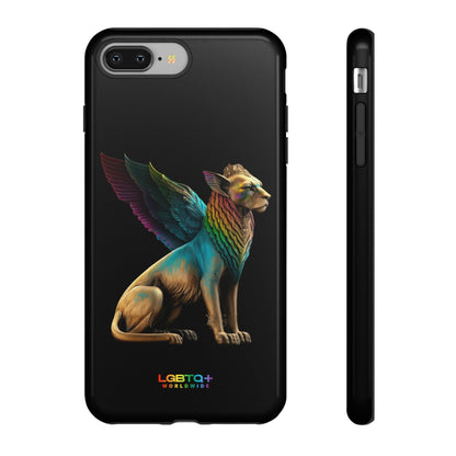 LGBTQWorldwide - ,,SPHINX" Doppelgehäuse Handyhülle Accessories, Glossy, iPhone Cases, Matte, Phone accessory, Phone Cases, Samsung Cases, tough, Valentine's Day Picks lgbtq Bekleidung Accessoires unisex Zubehör