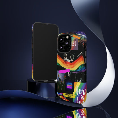 LGBTQWorldwide - ,,COMMUNITY" Doppelgehäuse Handyhülle Accessories, Glossy, iPhone Cases, Matte, Phone accessory, Phone Cases, Samsung Cases, Thermo, Valentine's Day Picks lgbtq Bekleidung Accessoires unisex Zubehör