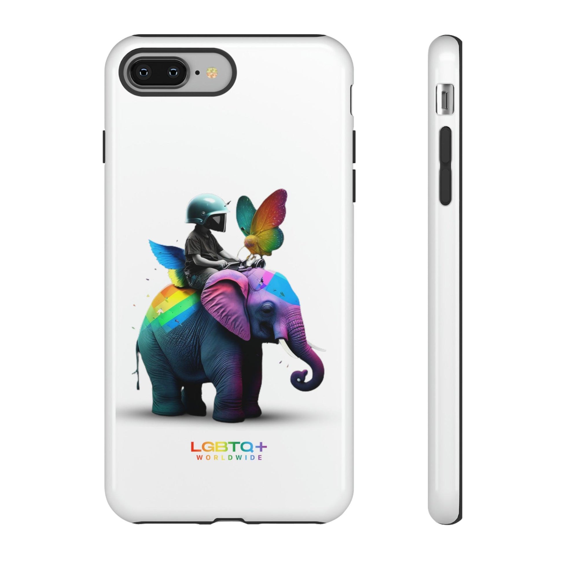 LGBTQWorldwide - ,,SCHMETTERLING" Doppelgehäuse Handyhülle Accessories, Glossy, iPhone Cases, Matte, Phone accessory, Phone Cases, Samsung Cases, tough, Valentine's Day Picks lgbtq Bekleidung Accessoires unisex Zubehör