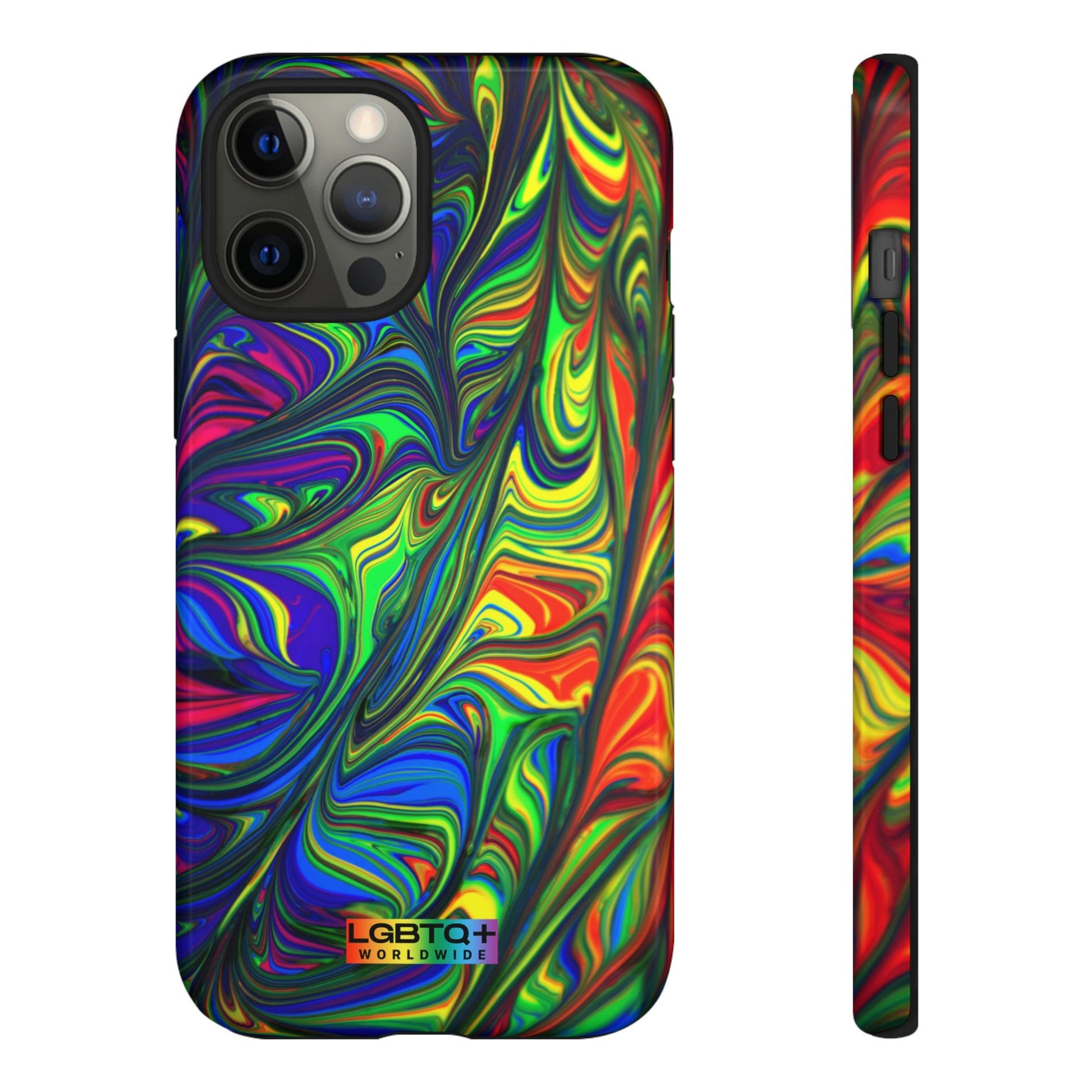 LGBTQWorldwide - ,,ILLUSION" Doppelgehäuse Handyhülle Accessories, Glossy, iPhone Cases, Matte, Phone accessory, Phone Cases, Samsung Cases, Thermo, Valentine's Day Picks lgbtq Bekleidung Accessoires unisex Zubehör