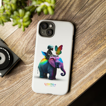 LGBTQWorldwide - ,,SCHMETTERLING" Doppelgehäuse Handyhülle Accessories, Glossy, iPhone Cases, Matte, Phone accessory, Phone Cases, Samsung Cases, tough, Valentine's Day Picks lgbtq Bekleidung Accessoires unisex Zubehör